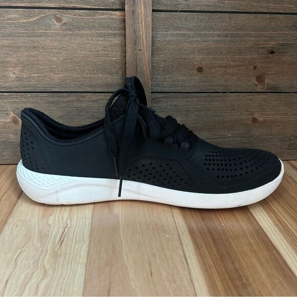 Crocs LiteRide Pacer Men’s Shoe Waterproof Sneaker Casual Black 204967 Sz 9 - Picture 11 of 16
